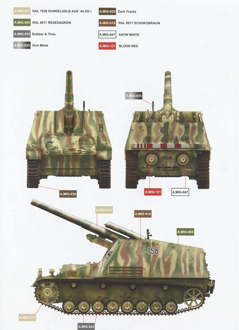 15cm s.FH 18/1 Hummel Sd. Kfz. 165 Early Production – Image 11