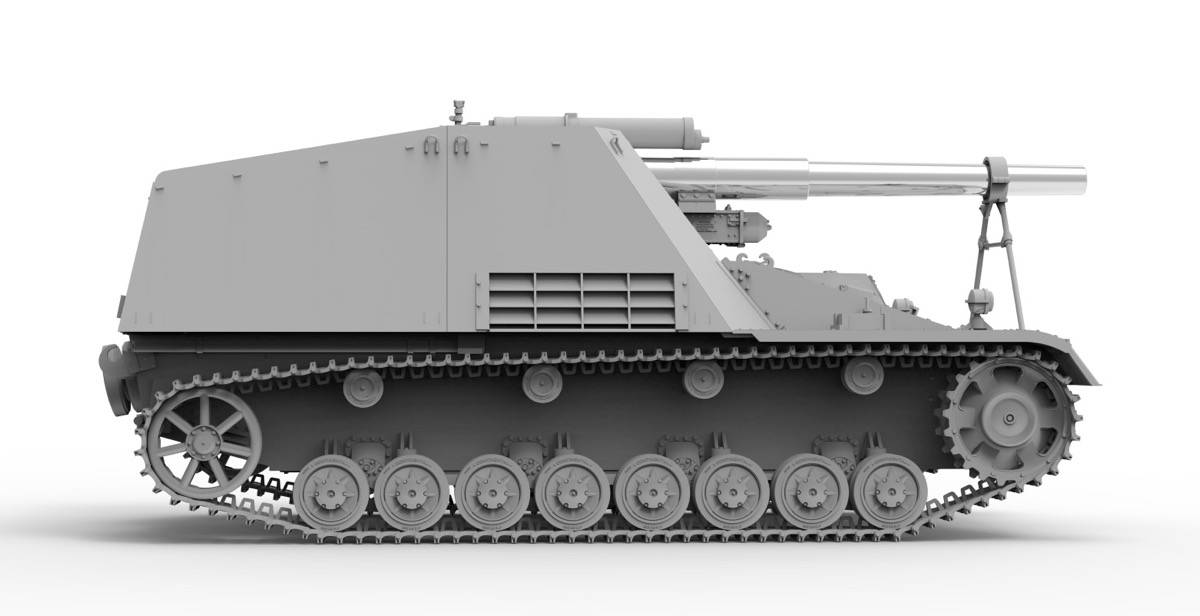 15cm s.FH 18/1 Hummel Sd. Kfz. 165 Early Production – Image 4