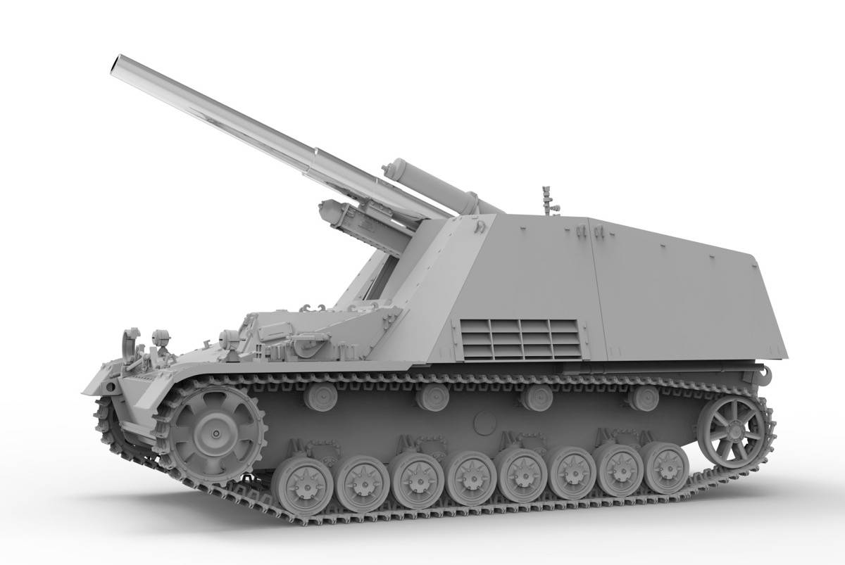 15cm s.FH 18/1 Hummel Sd. Kfz. 165 Early Production – Image 3