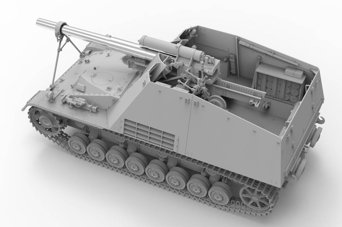 15cm s.FH 18/1 Hummel Sd. Kfz. 165 Early Production – Image 2