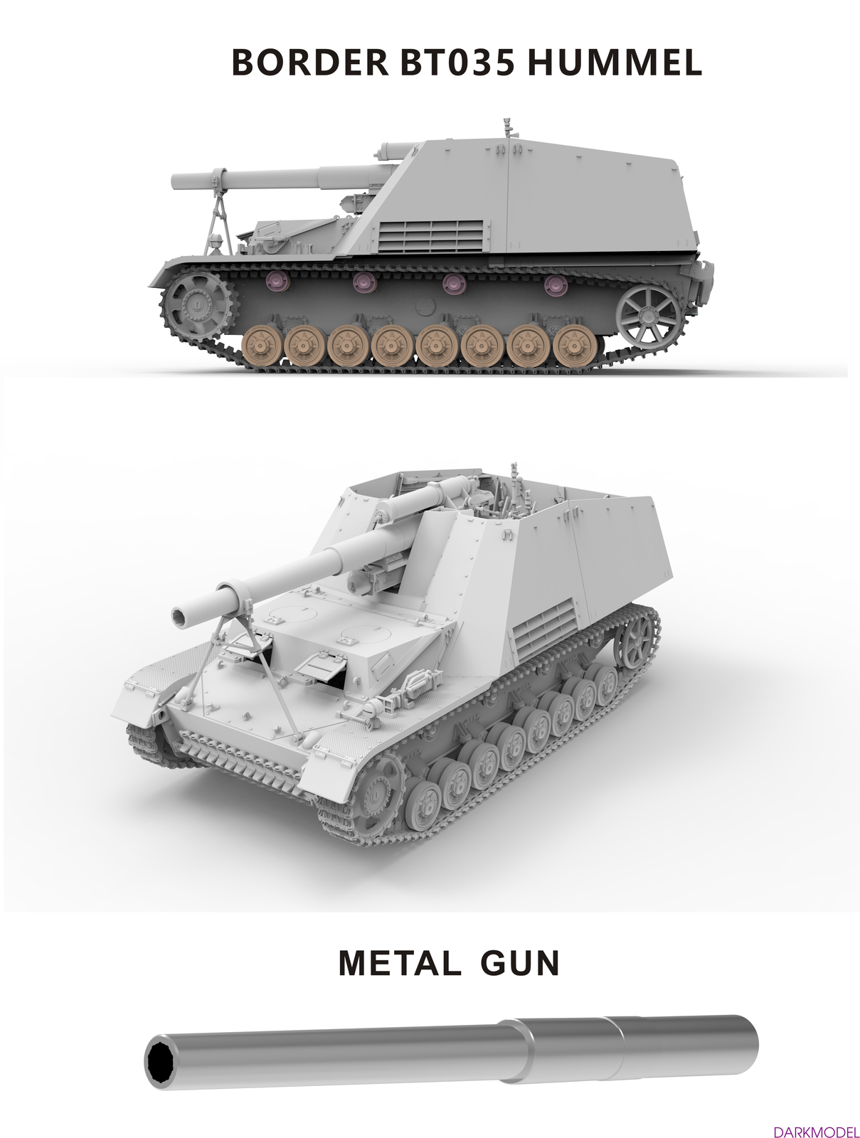15cm s.FH 18/1 Compatibile con Hummel Sd. Kfz. 165 Late Production – Image 4