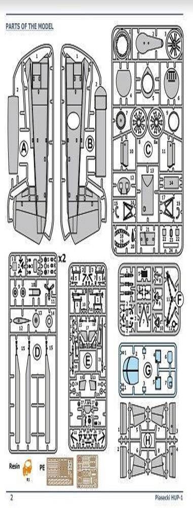 Piasecki HUP-1 + resin parts – Image 9