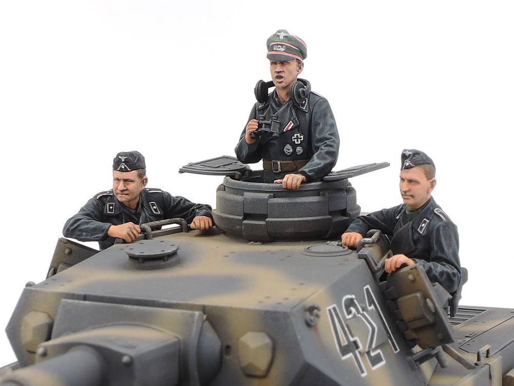 Maquette char Panzerkampfwagen IV Ausf G. Early Production & Motorcycle Eastern Front – Image 7