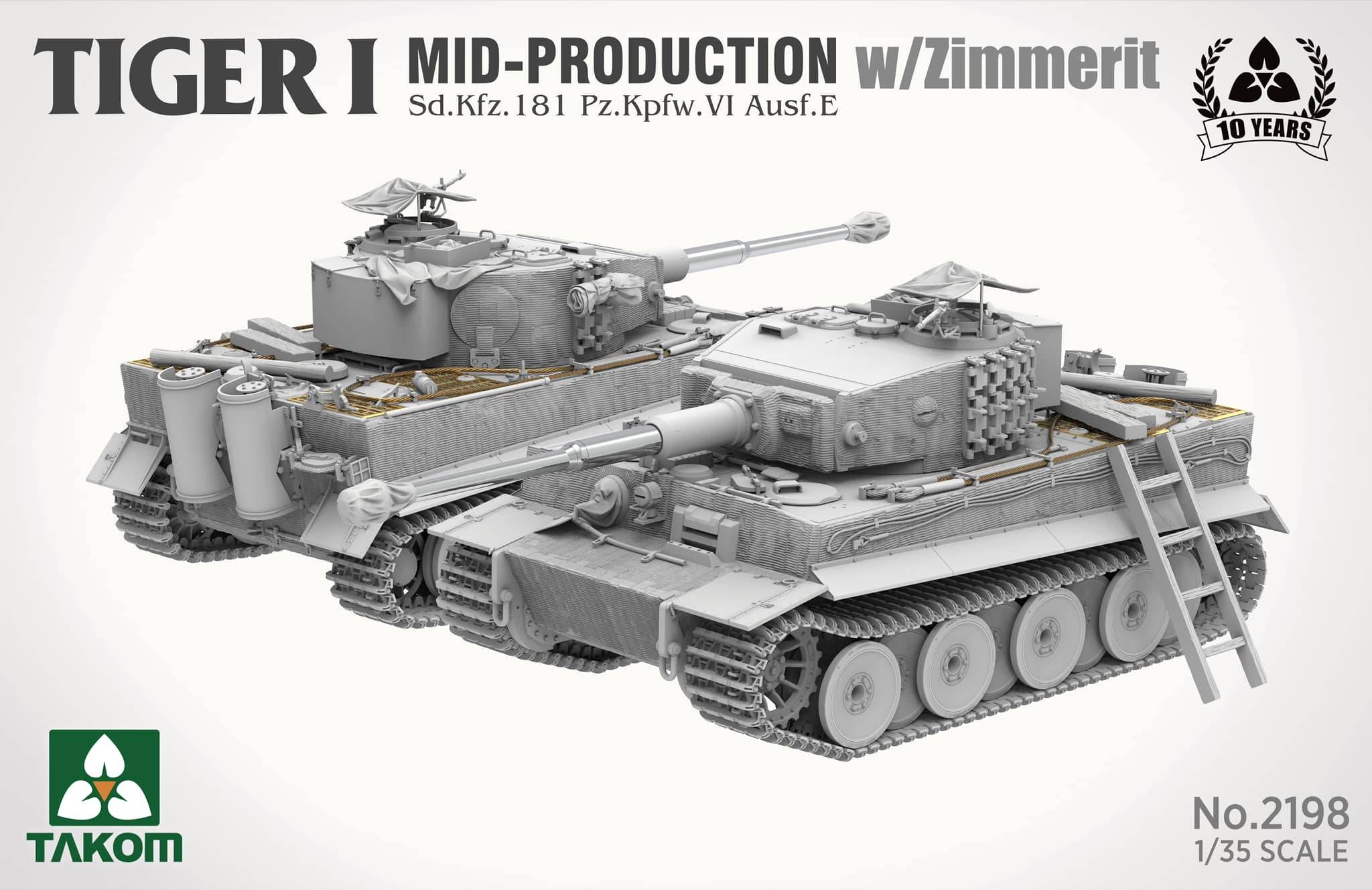 Tiger I Sd.Kfz. 181 Pz.Kpfw. VI Ausf. E Mid-Production w/Zimmerit – Image 2