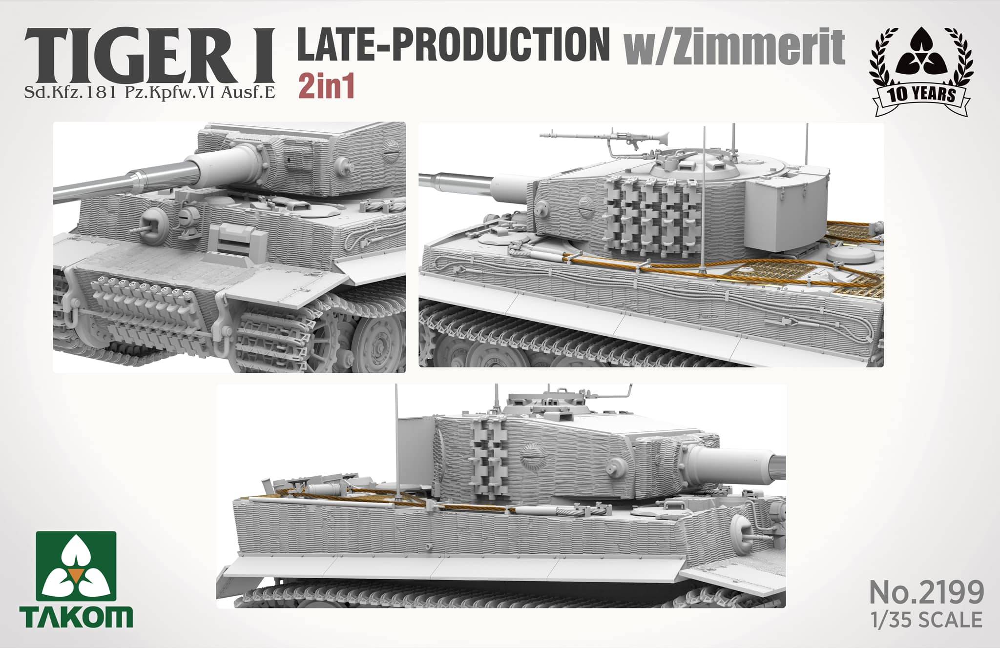 Tiger I Late Production w/zimmerit Sd.Kfz. 181 Pz.Kpfw. VI Ausf. E (Late/Late Command) – Image 7
