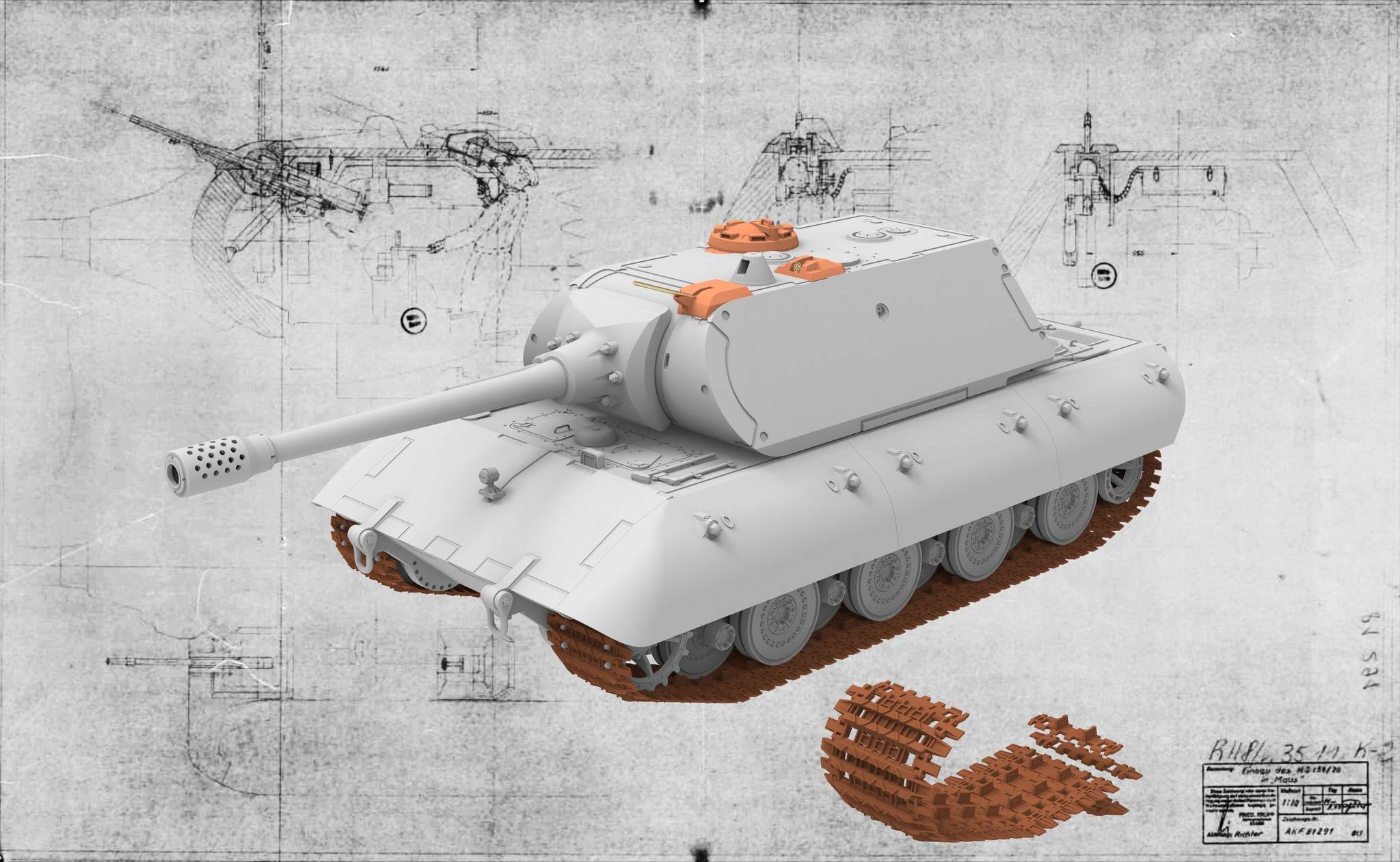 E-100 w/Maus turret – Image 2