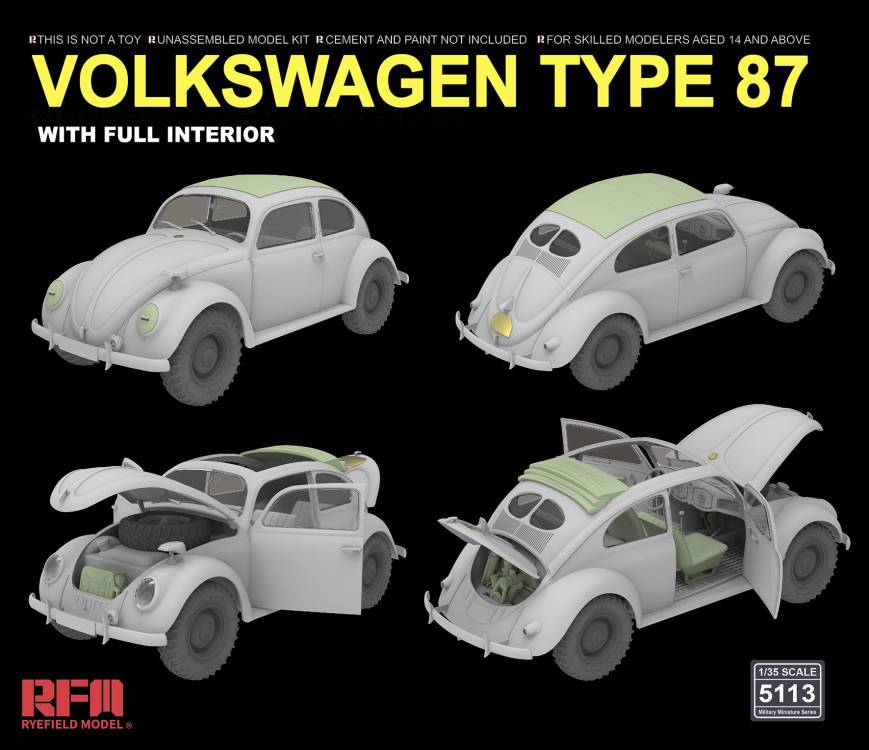 Volkswagen Type 87 w/full interior – Image 3