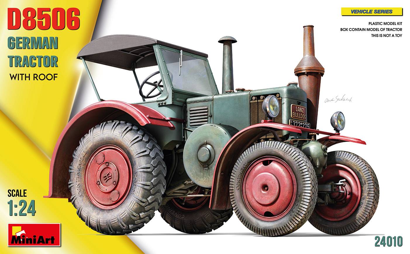 GERMAN TRACTOR D8506 WITH ROOF