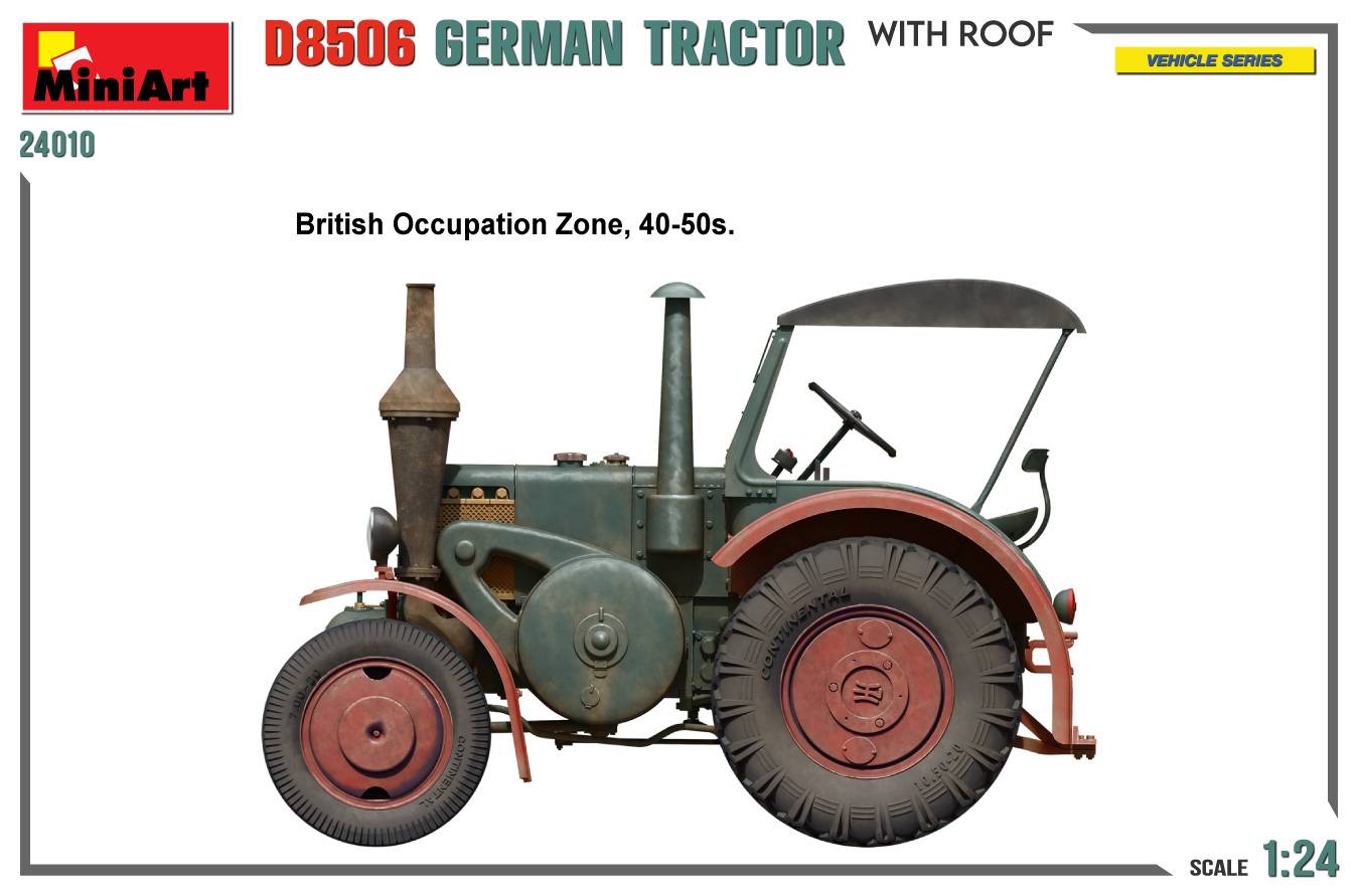 GERMAN TRACTOR D8506 WITH ROOF – Image 3