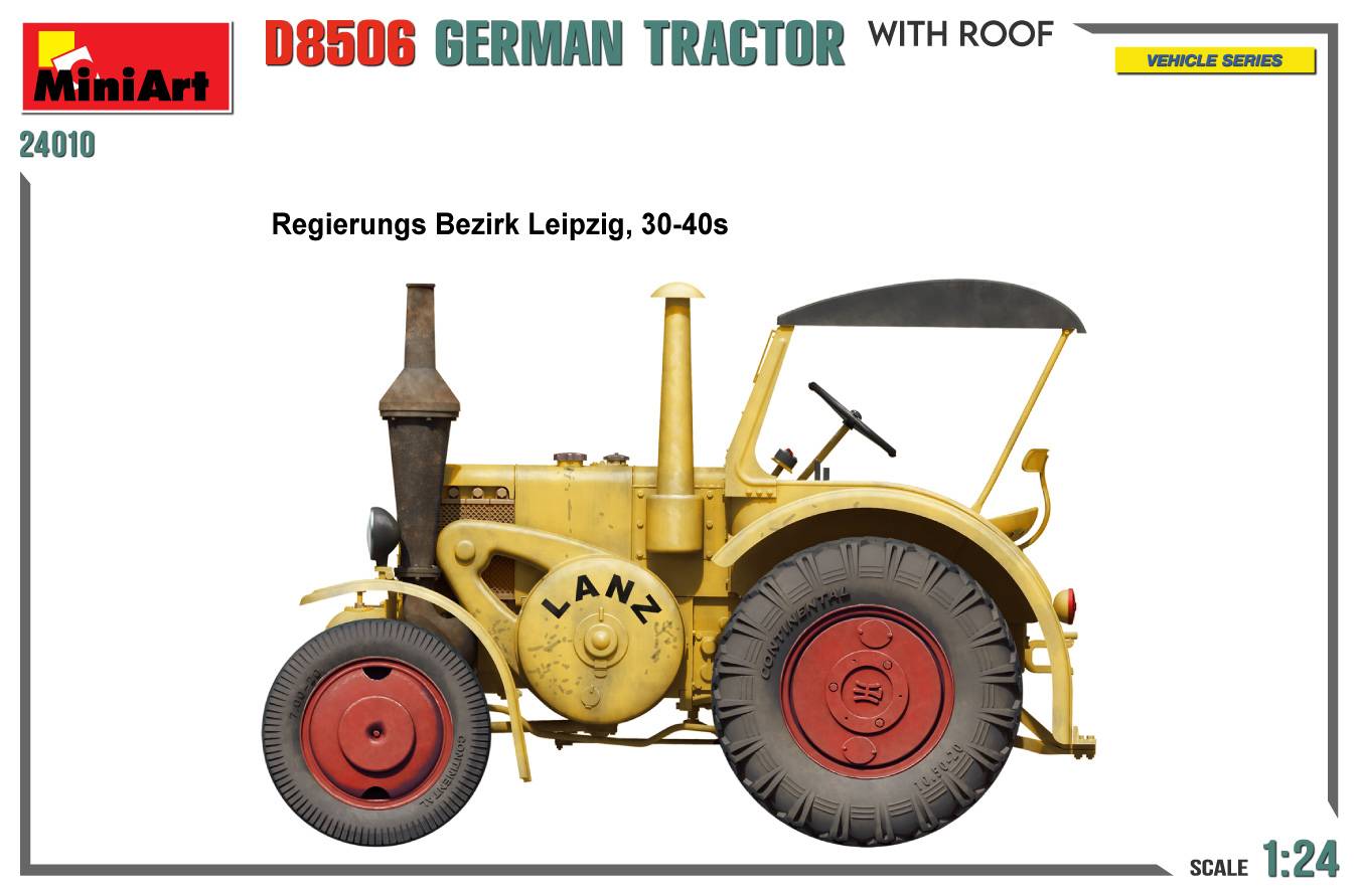 GERMAN TRACTOR D8506 WITH ROOF – Image 4