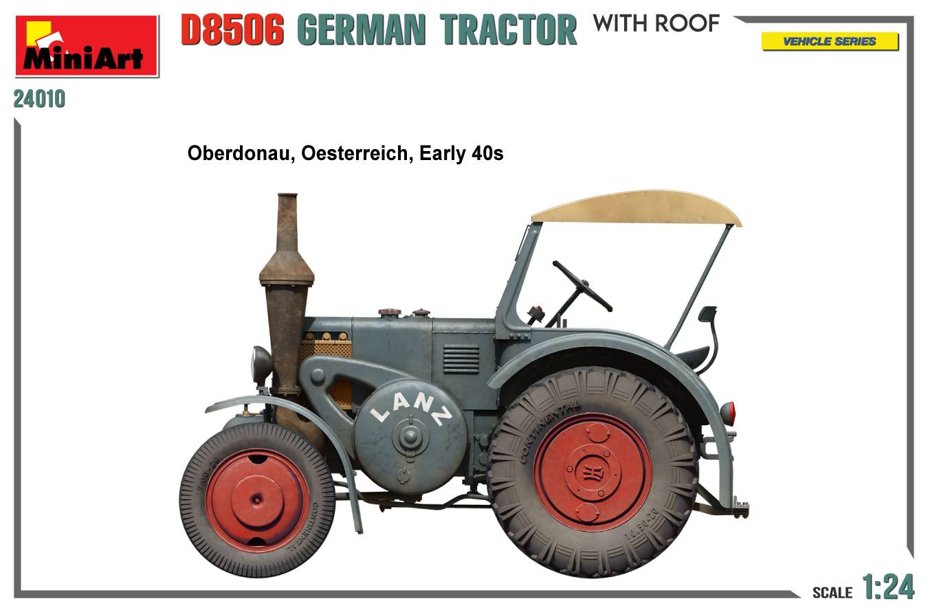 GERMAN TRACTOR D8506 WITH ROOF – Image 5