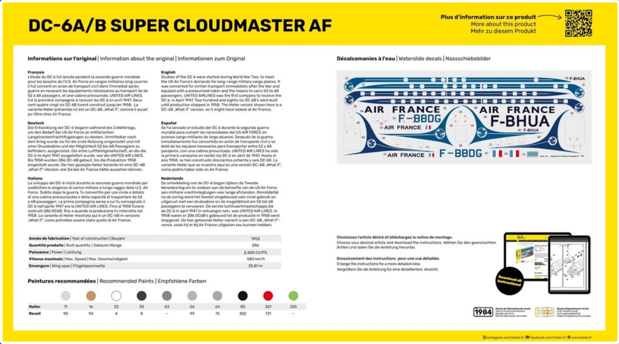 DC-6A/B Super Cloudmaster AF – Image 2