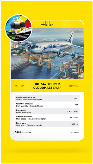 STARTER KIT DC-6A/B Super Cloudmaster AF – Image 6