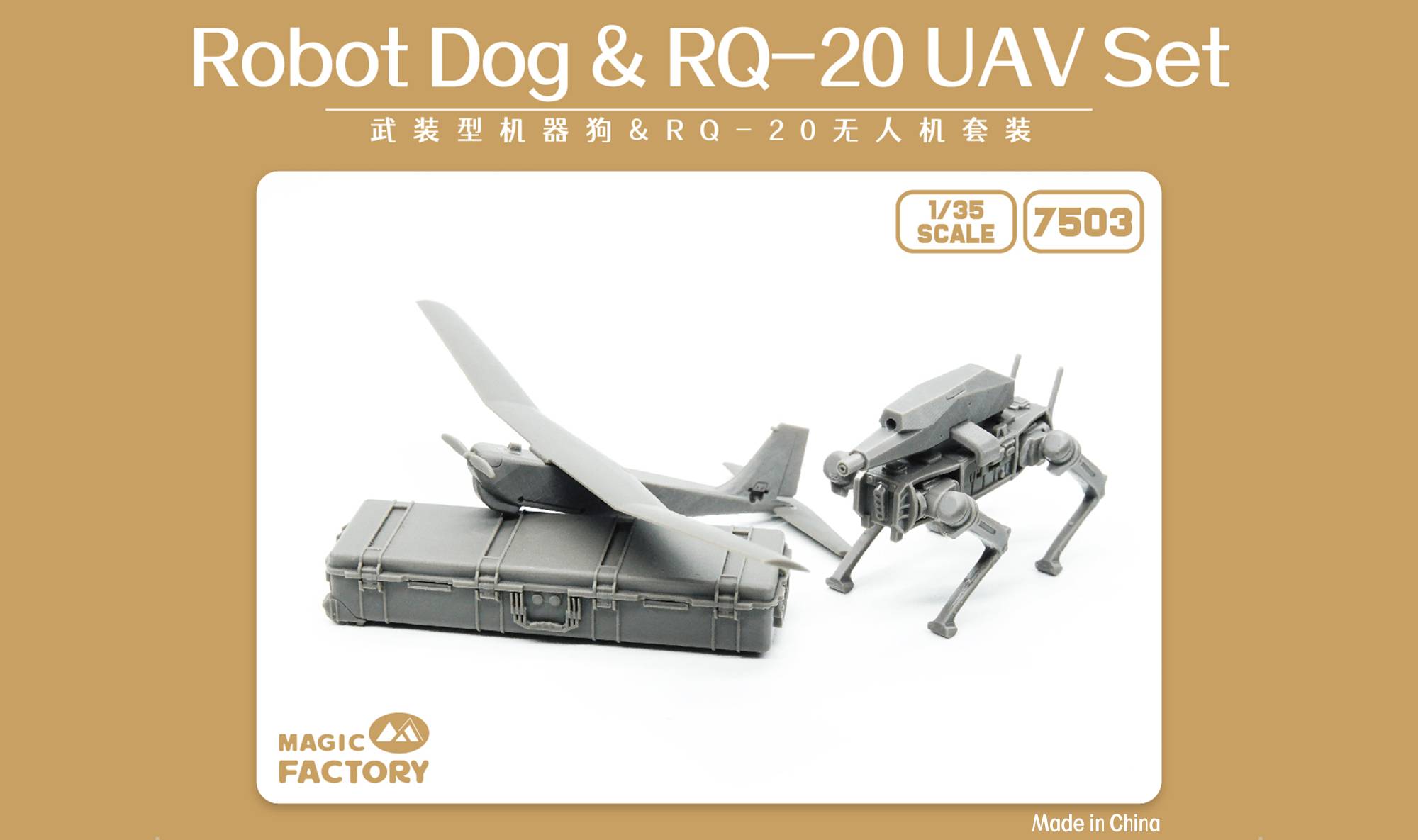 Robot Dog & RQ-20 UAV Set