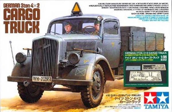 German 3 ton 4x2 Cargo Truck w/ Aber PE Set Edition spéciale
