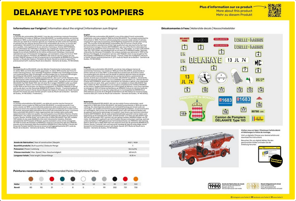 STARTER KIT Delahaye Type 103 Pompiers – Image 2