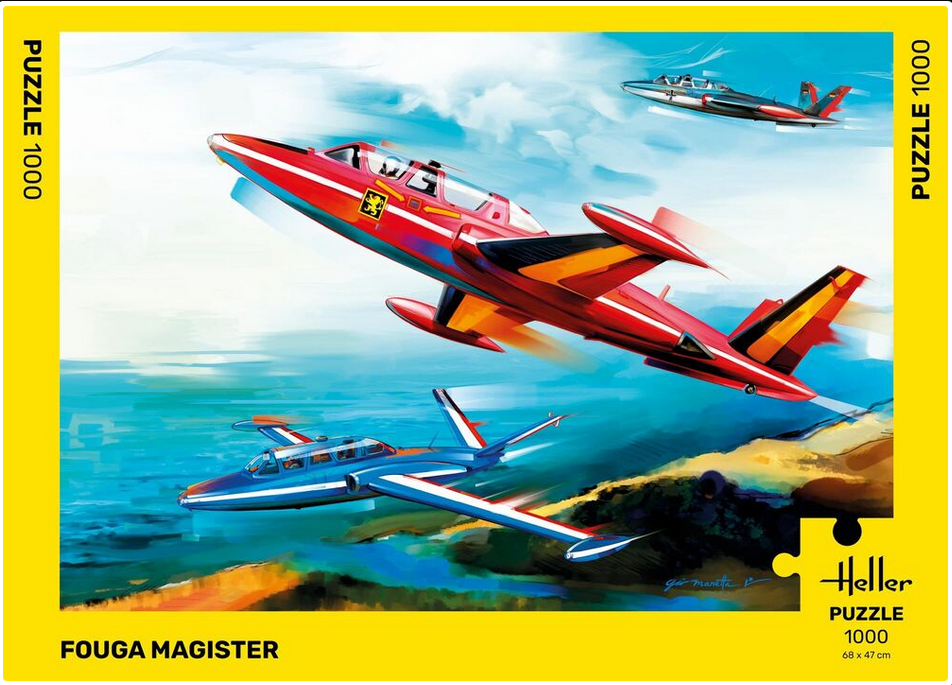Puzzle Fouga Magister 1000 Pièces