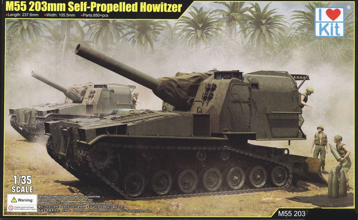 M55 203mm Self-Propelled Howitzer