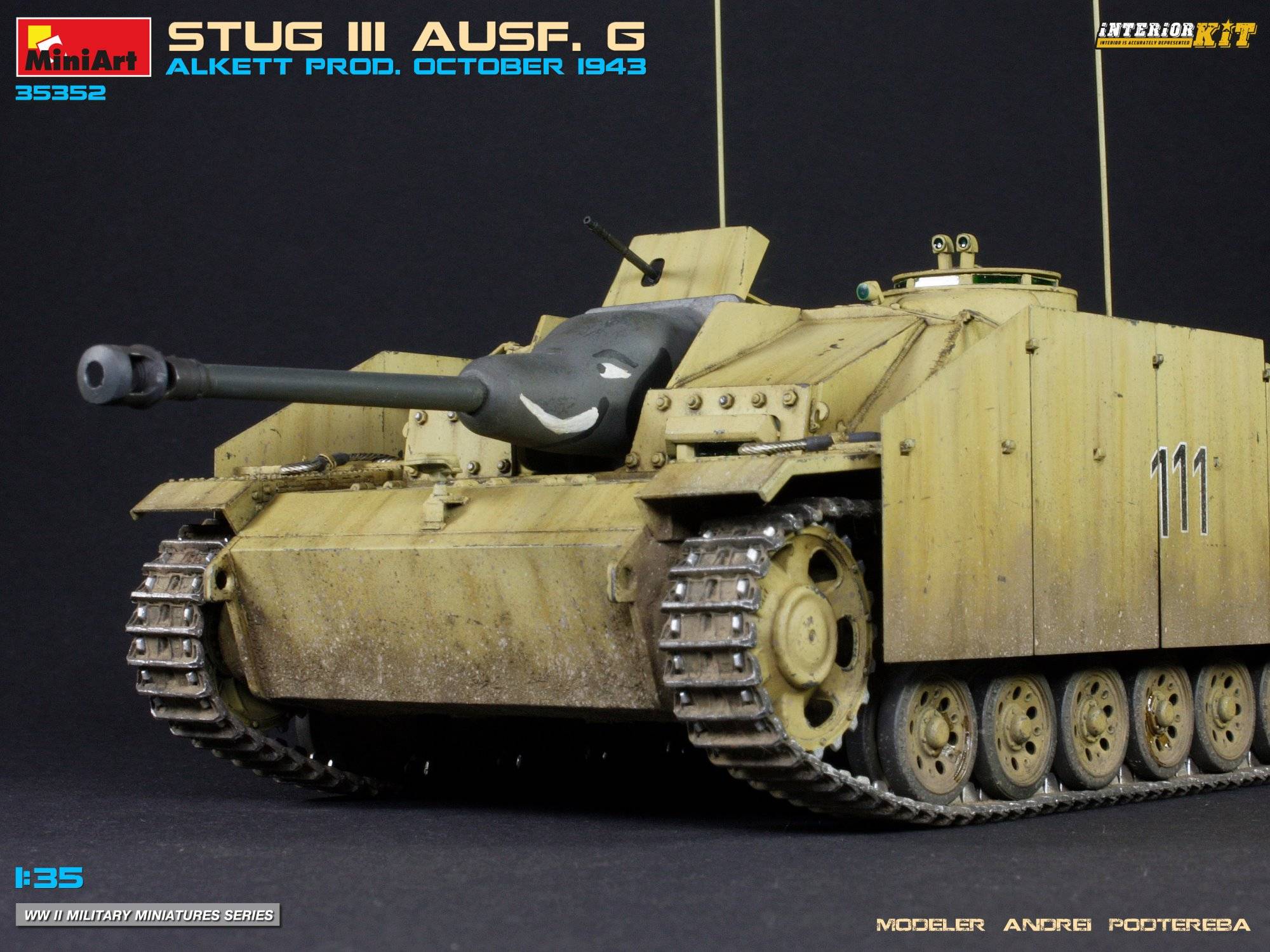 STUG III AUSF. G ALKETT PROD. OCTOBER 1943 INTERIOR KIT – Image 2