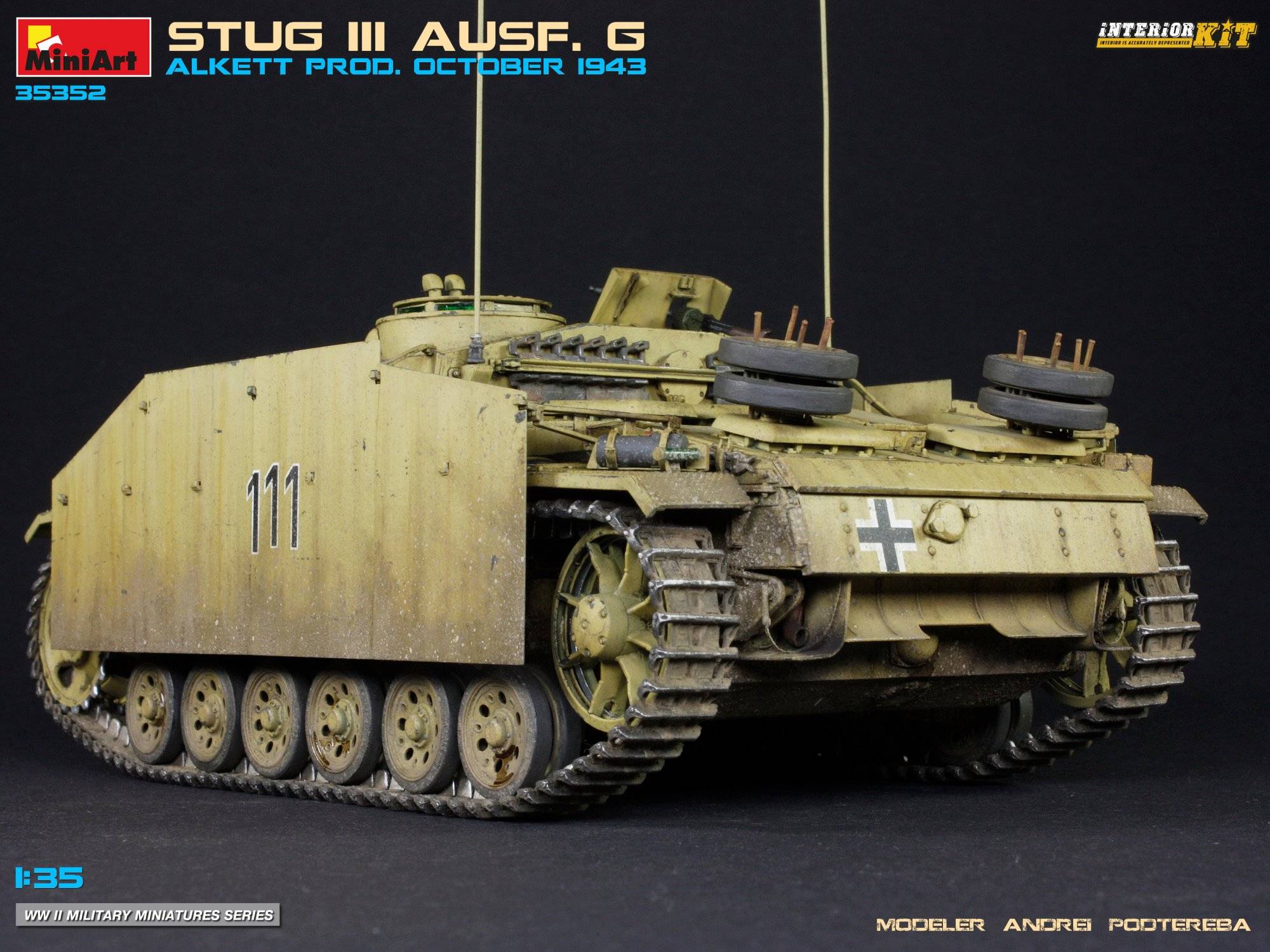 STUG III AUSF. G ALKETT PROD. OCTOBER 1943 INTERIOR KIT – Image 4