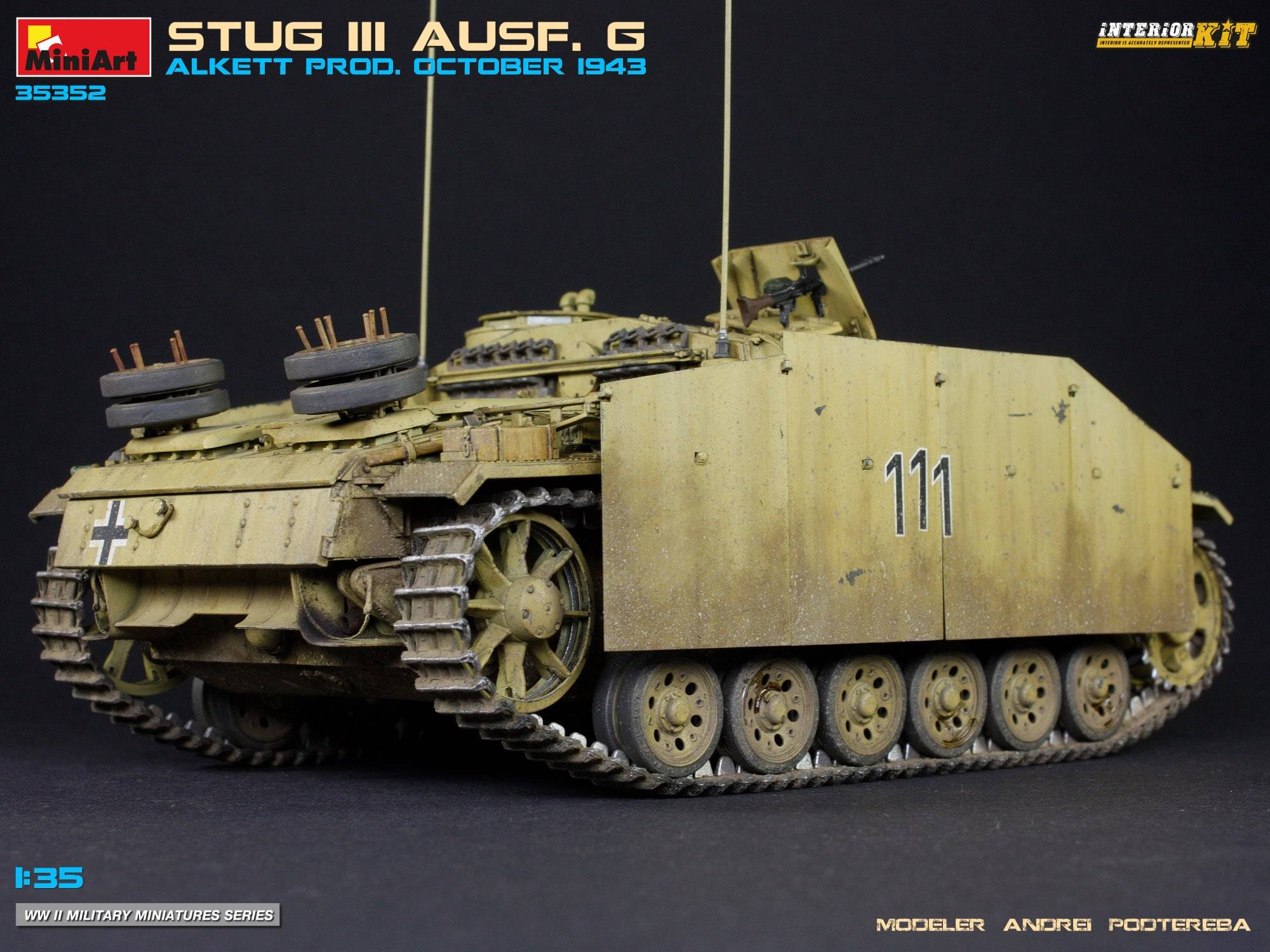 STUG III AUSF. G ALKETT PROD. OCTOBER 1943 INTERIOR KIT – Image 5