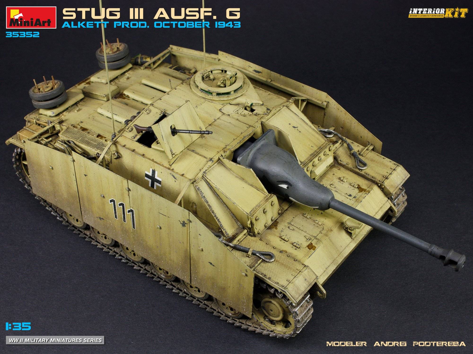 STUG III AUSF. G ALKETT PROD. OCTOBER 1943 INTERIOR KIT – Image 8