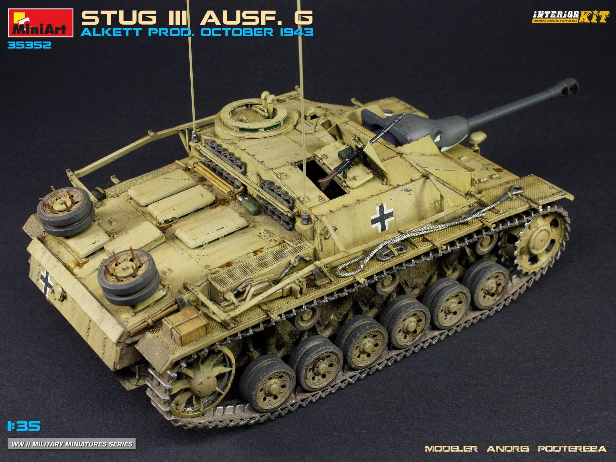 STUG III AUSF. G ALKETT PROD. OCTOBER 1943 INTERIOR KIT – Image 11