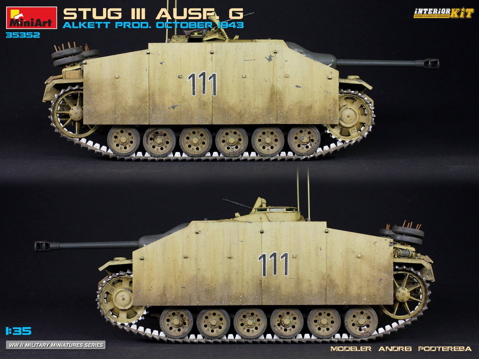 STUG III AUSF. G ALKETT PROD. OCTOBER 1943 INTERIOR KIT – Image 12