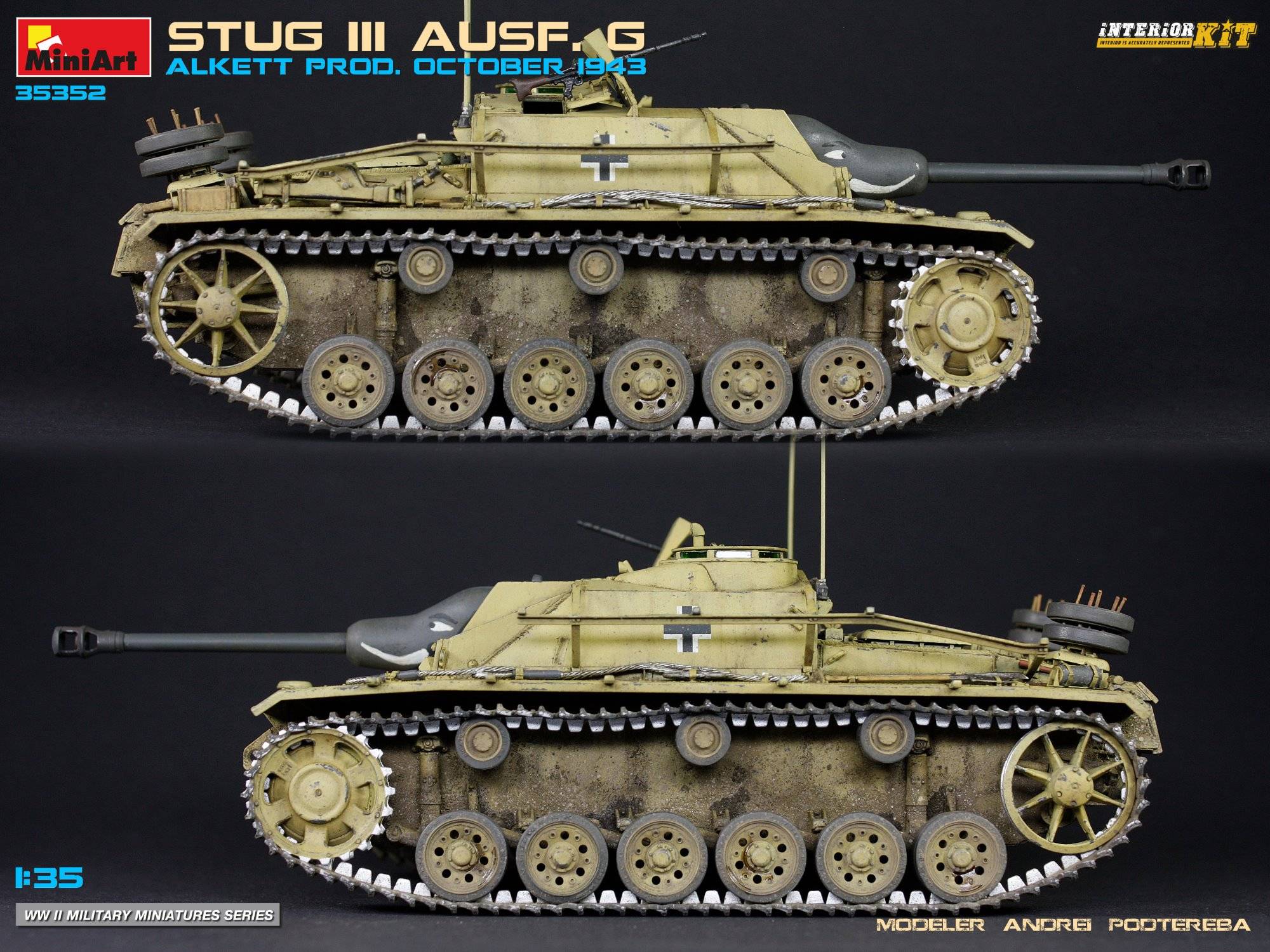 STUG III AUSF. G ALKETT PROD. OCTOBER 1943 INTERIOR KIT – Image 13