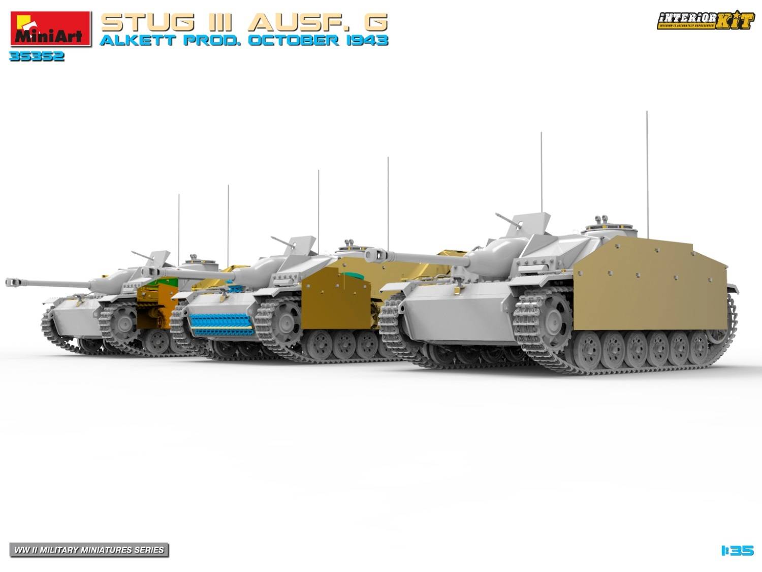STUG III AUSF. G ALKETT PROD. OCTOBER 1943 INTERIOR KIT – Image 20