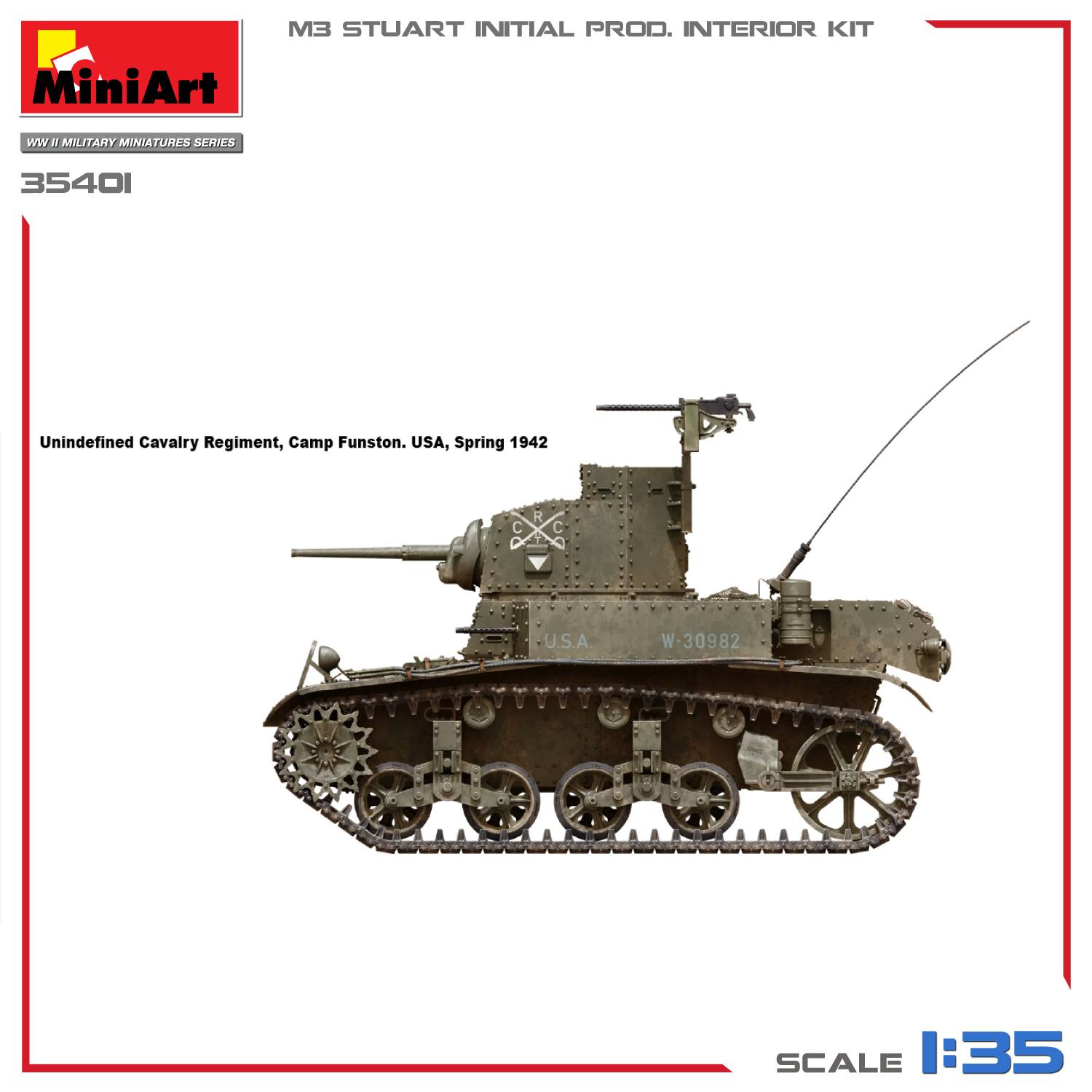 M3 STUART INITIAL PRODUCTION – Image 3