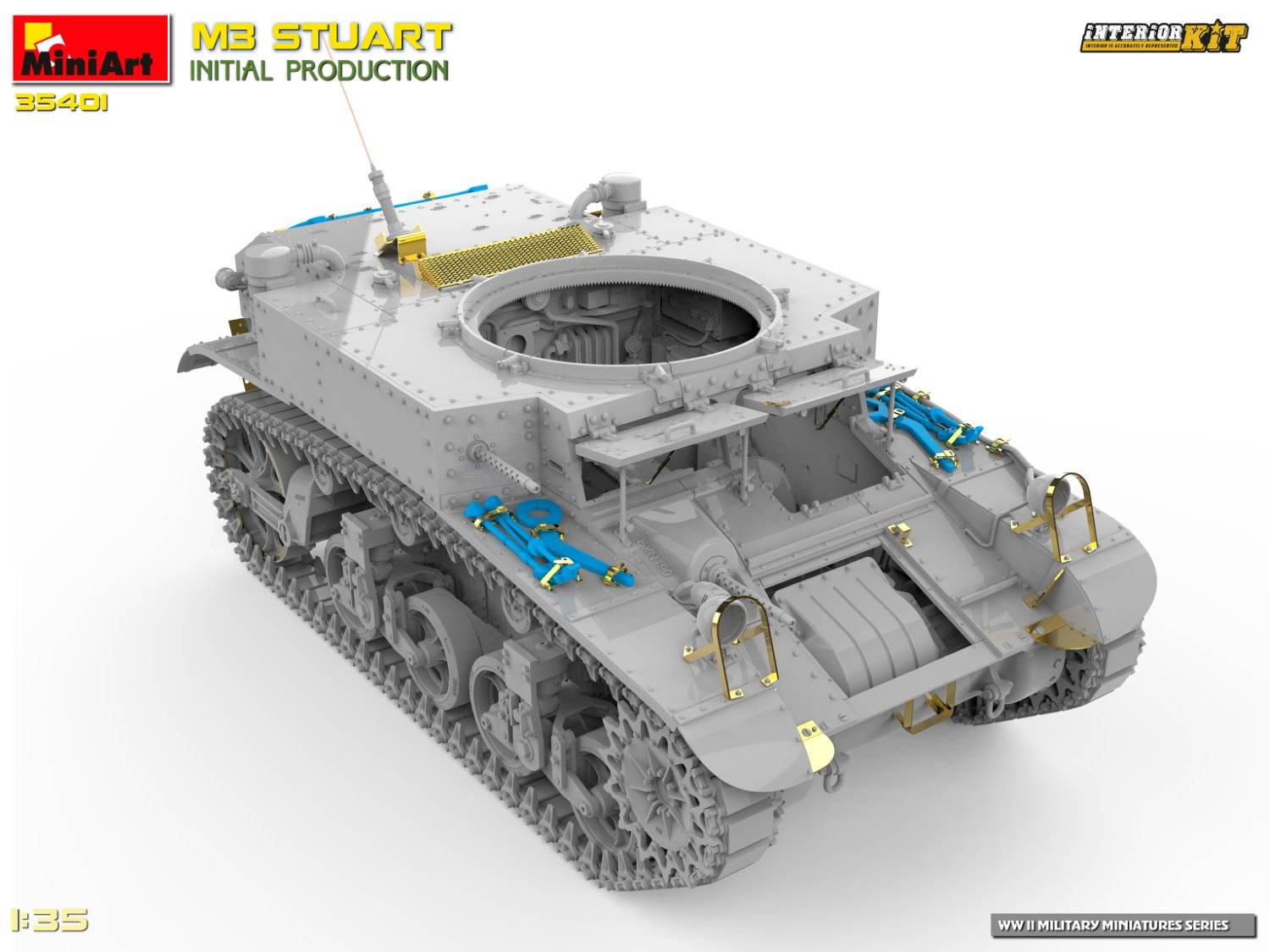 M3 STUART INITIAL PRODUCTION – Image 13