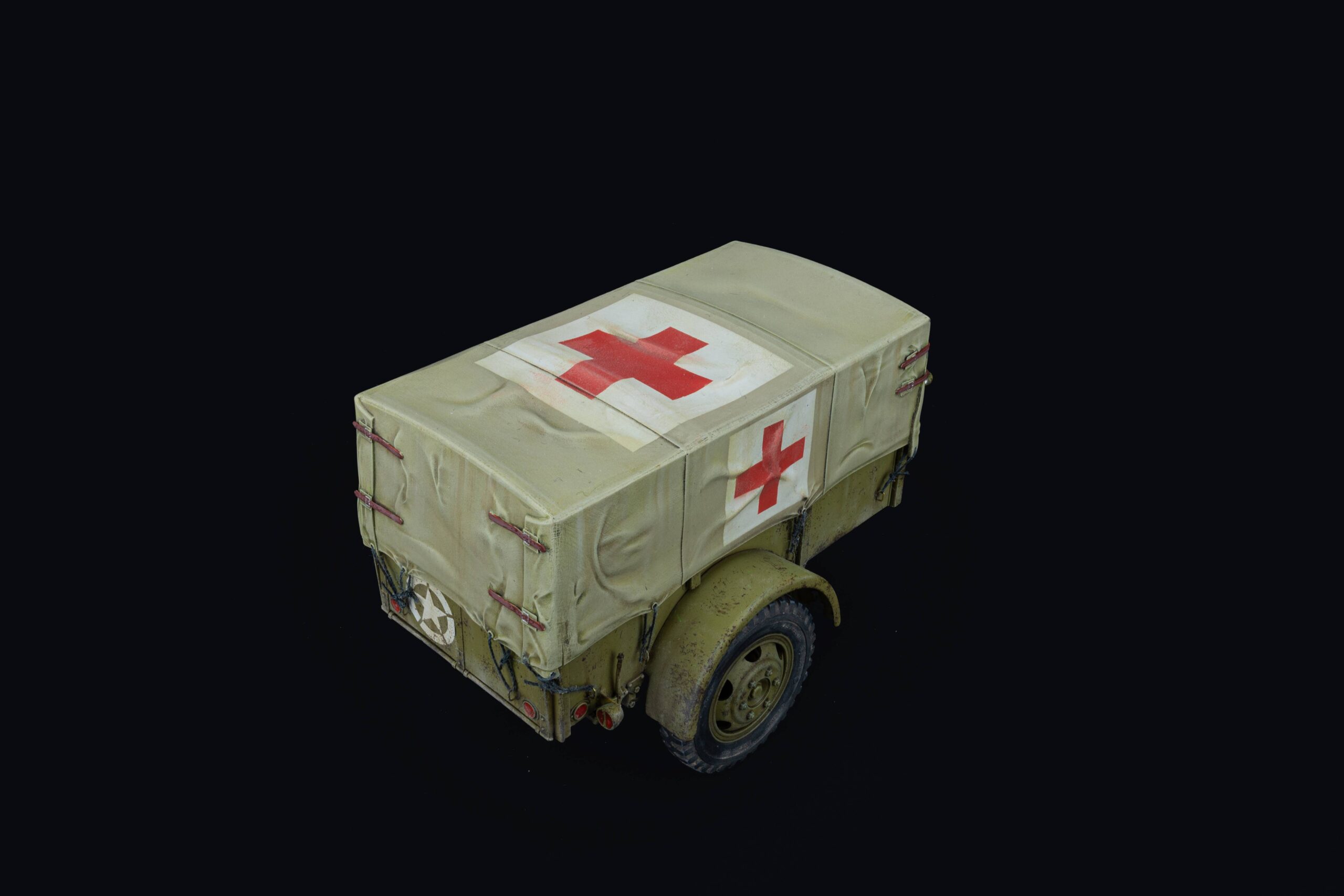 G-518 US 1t CARGO TRAILER WITH CANVAS “BEN HUR” – Image 2