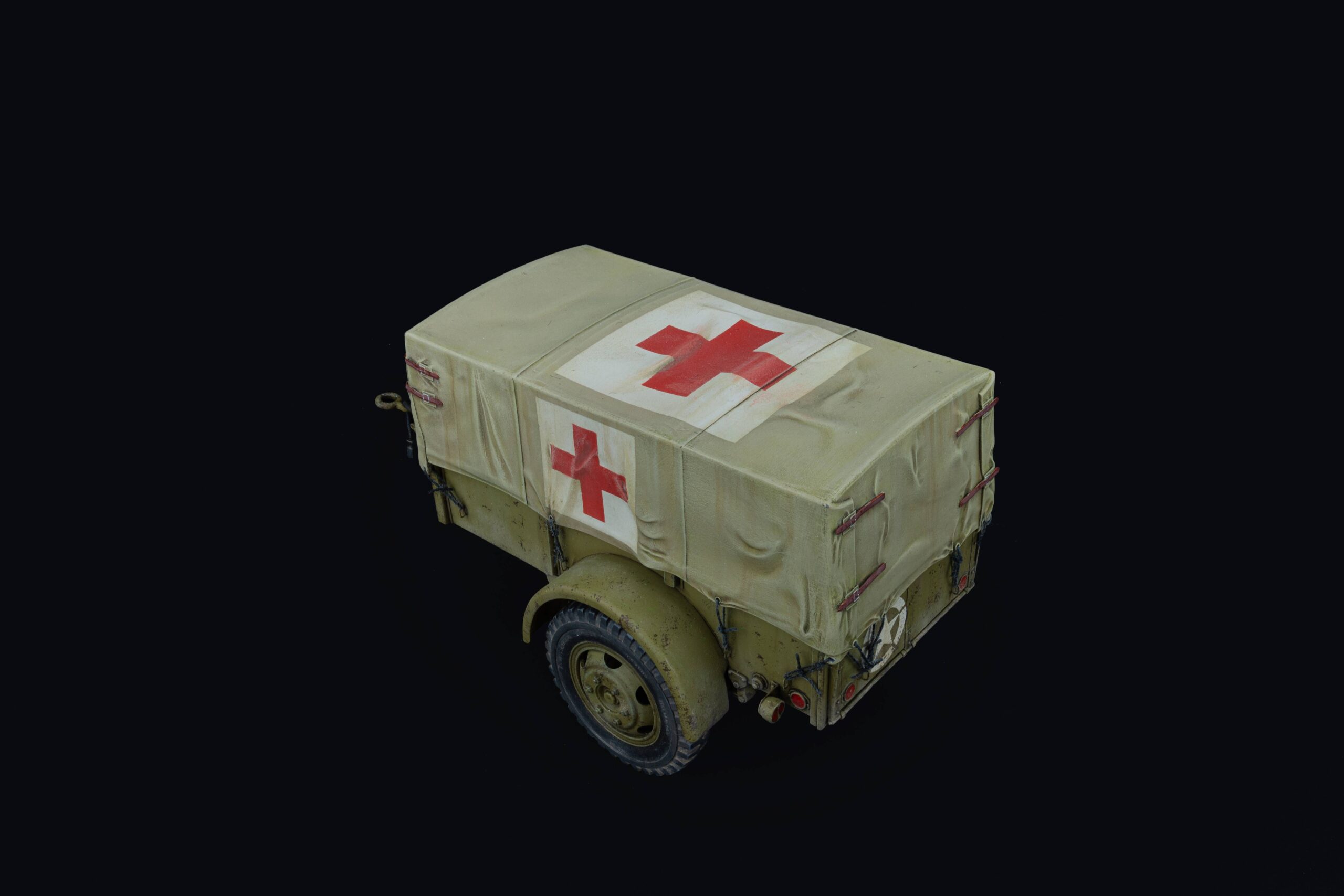 G-518 US 1t CARGO TRAILER WITH CANVAS “BEN HUR” – Image 3