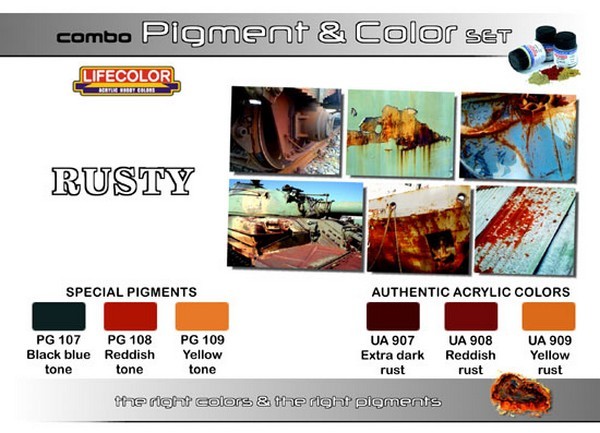 TEINTES & PIGMENTS ROUILLE
