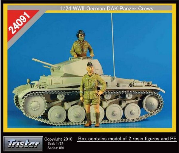 GERMAN DAK PANZER CREW 1/24ème
