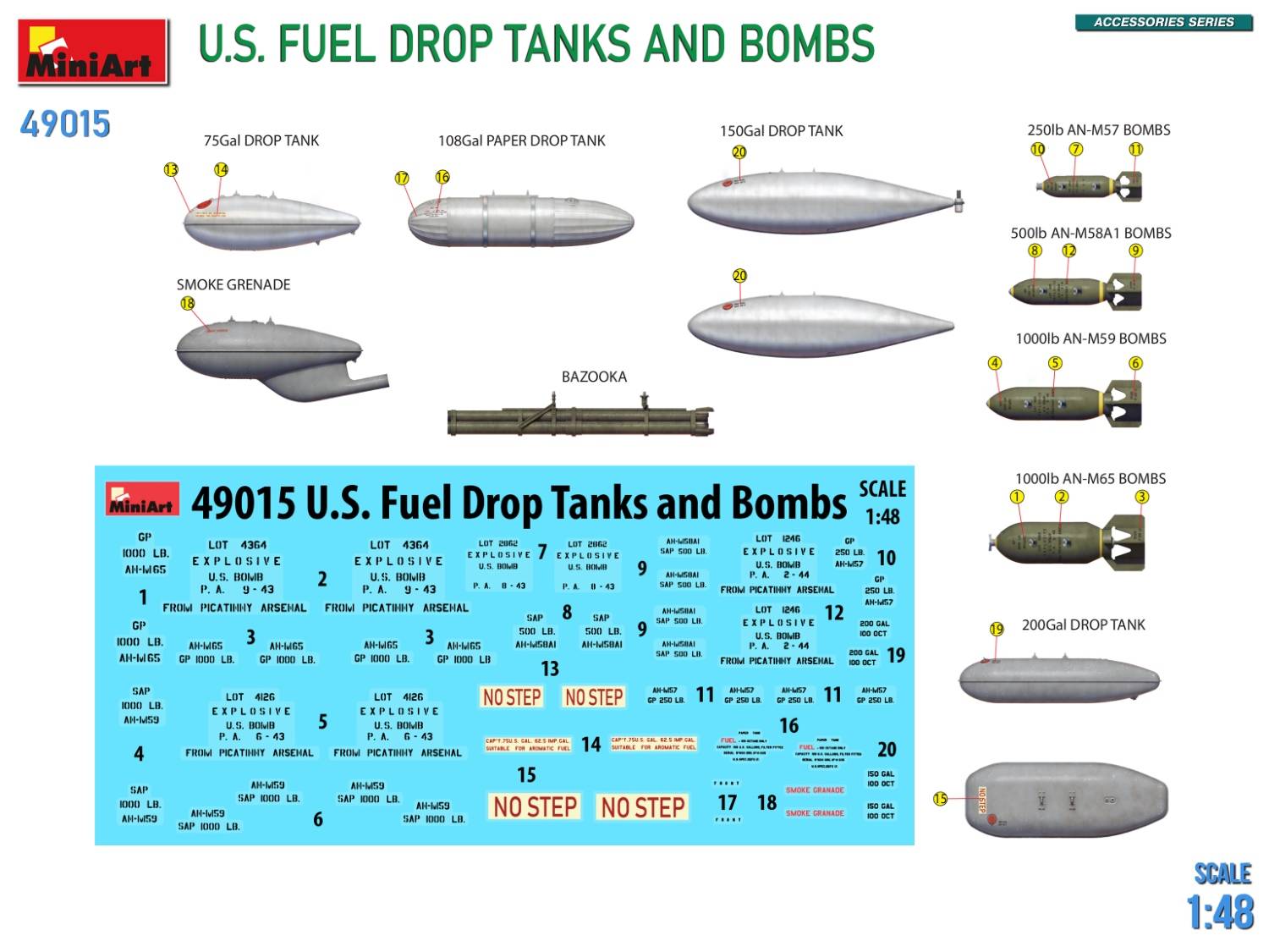U.S. FUEL DROP TANKS AND BOMBS – Image 3