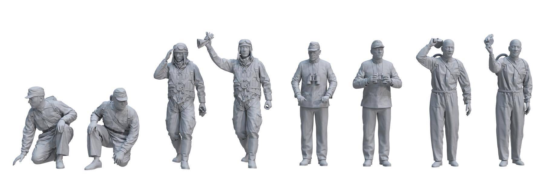 IJN Carrier Crew Pilots & Officers – Image 3