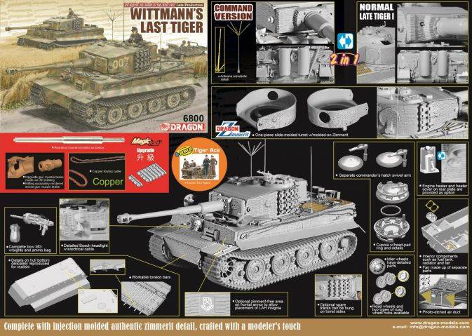 Pz.Kpfw. VI Ausf.E Sd.Kfz.181 Late Production Wittmann's Last Tiger w/Magic Track – Image 3