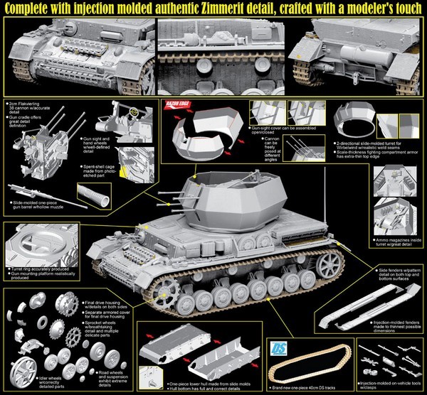 Flakpanzer IV Ausf.G "Wirbelwind" Early Production w/Zimmerit – Image 2