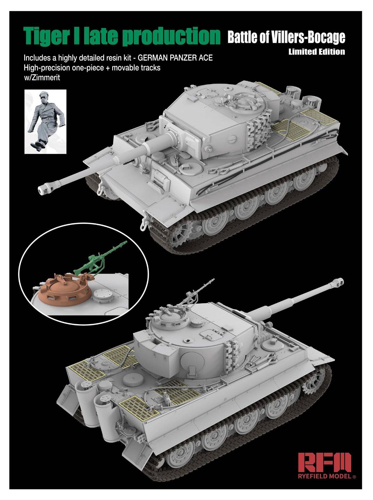 Tiger I Late Production Battle of Villers-Bocage Limited Edition – Image 6