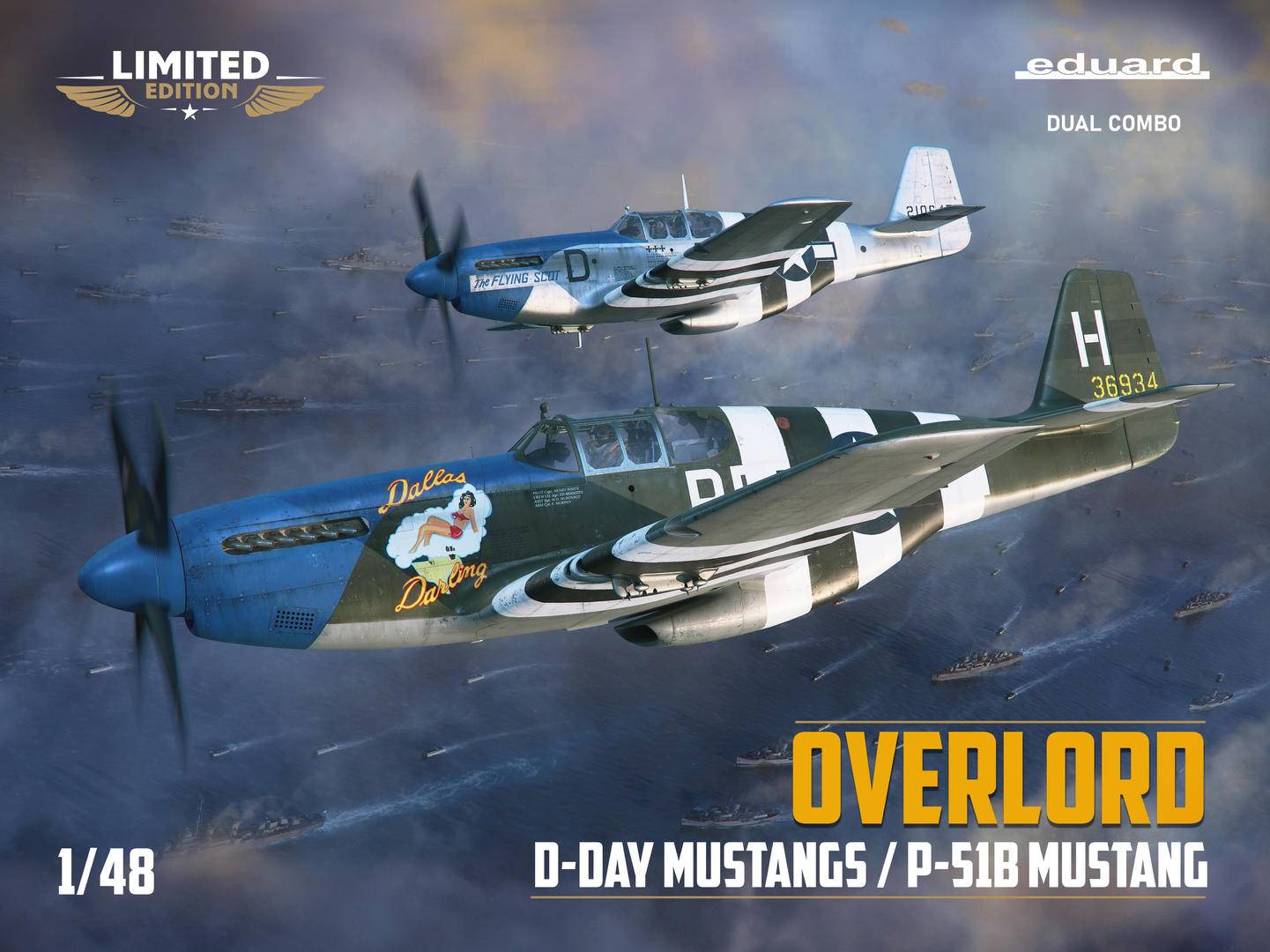 Overlord: D-Day Mustangs P-51B Mustang Dual Combo Limited Edition