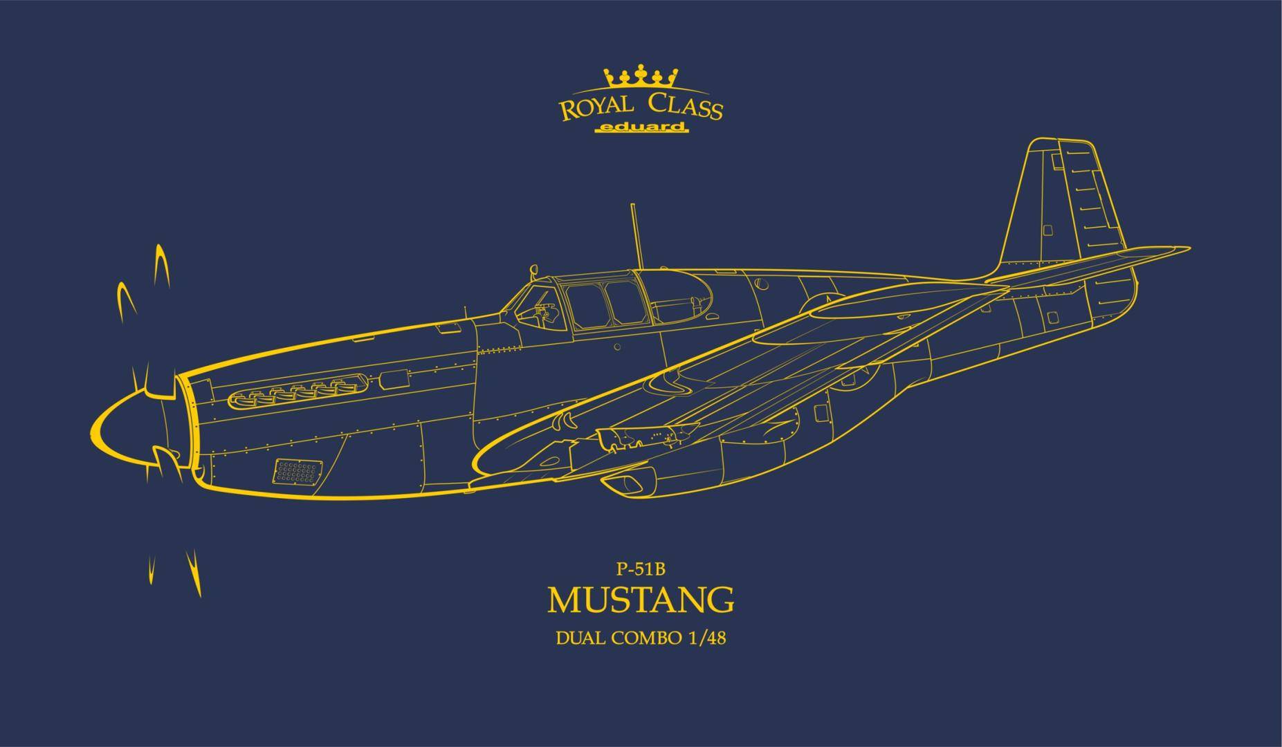 Royal Class P-51B Mustang Dual Combo