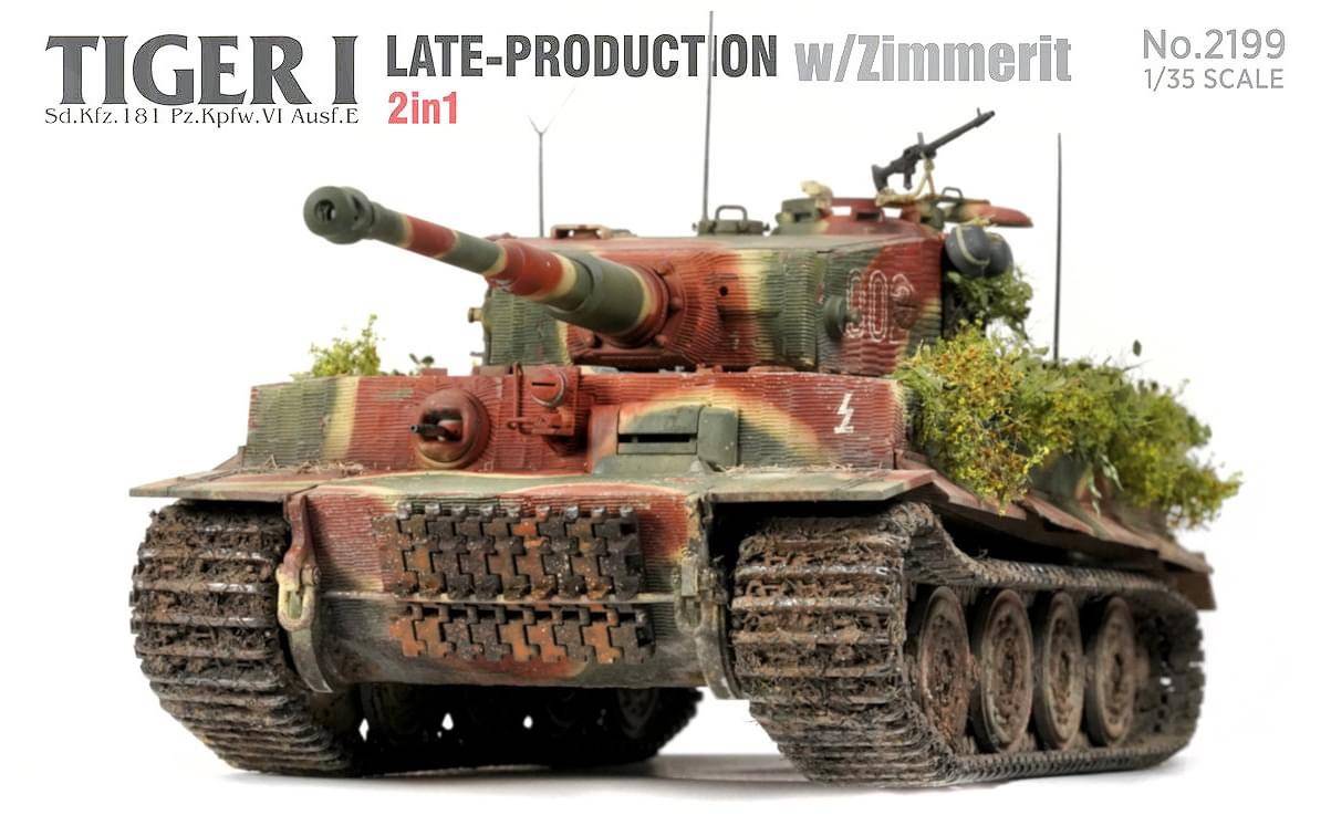 Tiger I Late Production w/zimmerit Sd.Kfz. 181 Pz.Kpfw. VI Ausf. E (Late/Late Command) – Image 2