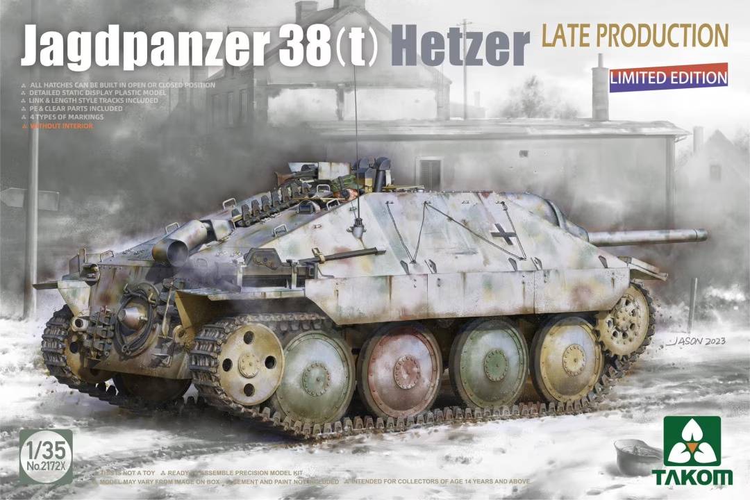 Jagdpanzer 38(t) Hetzer Late Production Limited Edition (Without Interior)