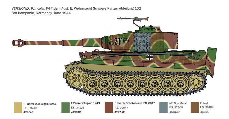Sd.Kfz.181 Panzerkampfwagen Tiger I Ausf.E (Late Production) D-Day 80th Anniversary – Image 2