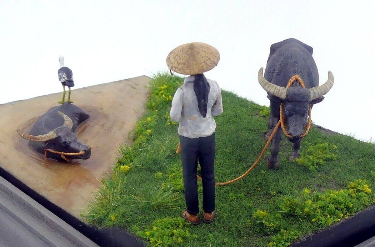 60's-70's Southern Vietnam Buffalo Set – Image 5