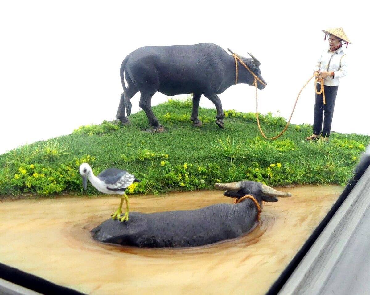 60's-70's Southern Vietnam Buffalo Set – Image 6