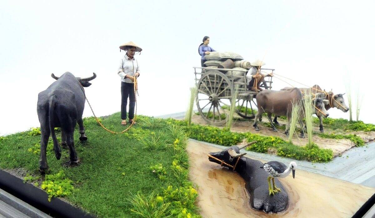 60's-70's Southern Vietnam Buffalo Set – Image 10