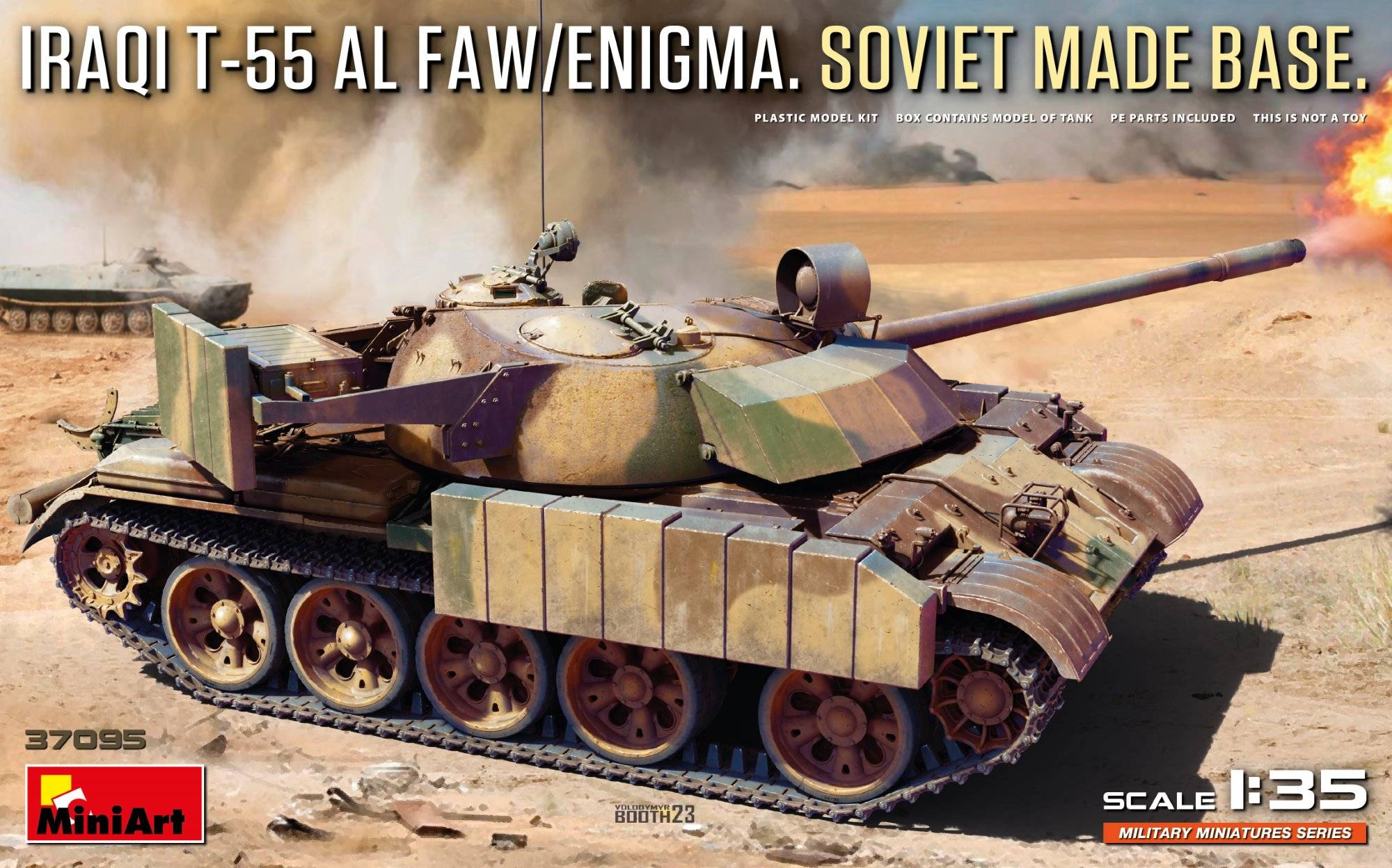 IRAQI T-55 AL FAW/ENIGMA. SOVIET MADE BASE